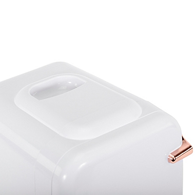 Flawless&reg; Mini Beauty and Skincare Refrigerator in White/Rose Gold. View a larger version of this product image.