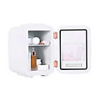 Alternate image 3 for Flawless&reg; Mini Beauty and Skincare Refrigerator in White/Rose Gold