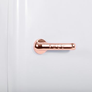 Flawless&reg; Mini Beauty and Skincare Refrigerator in White/Rose Gold. View a larger version of this product image.