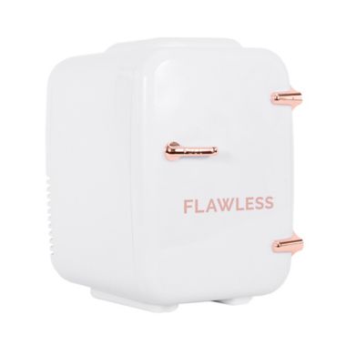 Flawless&reg; Mini Beauty and Skincare Refrigerator in White/Rose Gold. View a larger version of this product image.