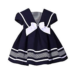 Bonnie Baby Nautical Dress in Navy