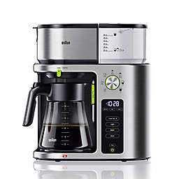 Braun 10-Cup MultiServe Coffee Maker in Stainless Steel/Black