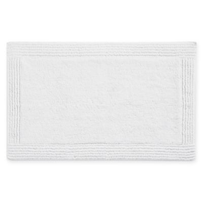 Madison Park 21&#34;x34&#34; Splendor Cotton Tufted Reversible Bath Rug White: Heavyweight, OEKO-TEX Certified, Machine Washable
