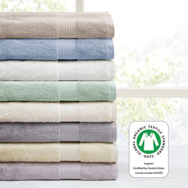 Madison Park Organic 6-Piece Towel Set in Tan. View a larger version of this product image.