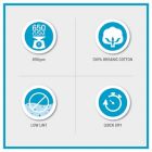 Alternate image 4 for Madison Park Organic 6-Piece Towel Set in Tan