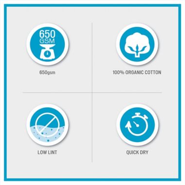 Madison Park Organic 6-Piece Towel Set in Tan. View a larger version of this product image.