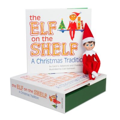 The Elf on the Shelf&reg; A Christmas Tradition Book Set with Light Skin Tone Boy Elf