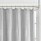 Alternate image 1 for Madison Park Arlo Super Waffle Textured Solid Shower Curtain