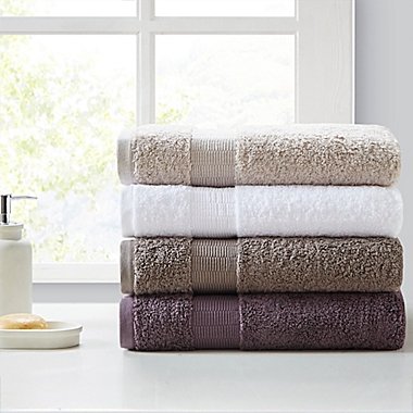 Madison Park Signature Luxor Egyptian Cotton 6-Piece Towel Set in Sand. View a larger version of this product image.