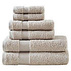 Alternate image 0 for Madison Park Signature Luxor Egyptian Cotton 6-Piece Towel Set in Sand