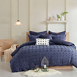 Urban Habitat Brooklyn 7-Piece Full/Queen Comforter Set in Indigo Blue