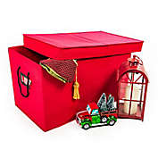 Santa&#39;s Bags Multi Use 24.75-Inch Storage Box in Red