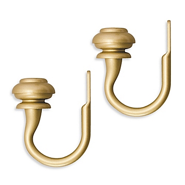 Revel Holdbacks in Gold (Set of 2). View a larger version of this product image.