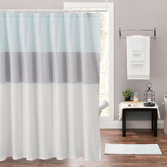 Nora Shower Curtain Bed Bath Beyond, Grey And White Shower Curtain