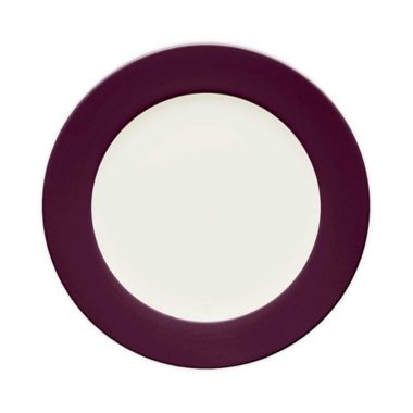 Noritake&reg; Colorwave Rim Dinner Plate in Burgundy. View a larger version of this product image.