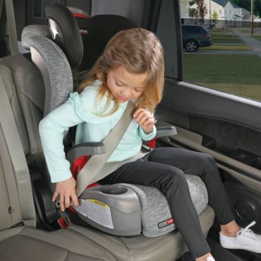 Britax&reg; Grow With You&trade; ClickTight Cool Flow Harness-2-Booster Car Seat in Grey. View a larger version of this product image.