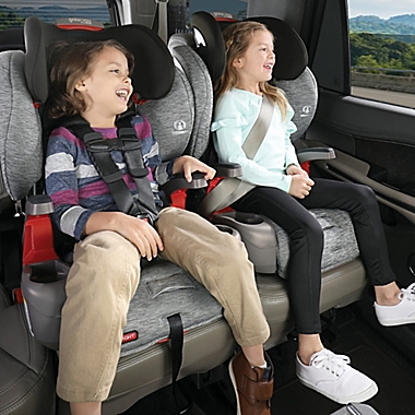 Britax&reg; Grow With You&trade; ClickTight Cool Flow Harness-2-Booster Car Seat in Grey. View a larger version of this product image.