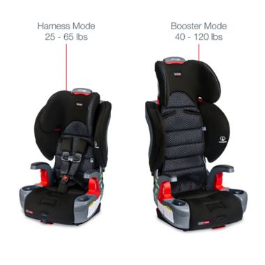 Britax&reg; Grow With You&trade; ClickTight Cool Flow Harness-2-Booster Car Seat in Grey. View a larger version of this product image.