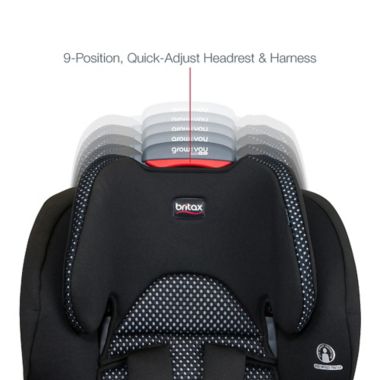 Britax&reg; Grow With You&trade; ClickTight Cool Flow Harness-2-Booster Car Seat in Grey. View a larger version of this product image.