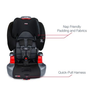 Britax&reg; Grow With You&trade; ClickTight Cool Flow Harness-2-Booster Car Seat in Grey. View a larger version of this product image.