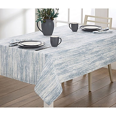 Noritake&reg; Colorwave Weave 60-Inch x 102-Inch Oblong Tablecloth in Blue. View a larger version of this product image.