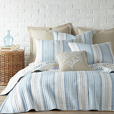 Levtex Home Ipanema 3-Piece Reversible King Quilt Set in Blue. View a larger version of this product image.