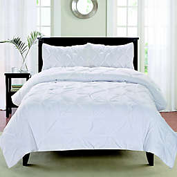 Cathay® Home Pintuck 3-Piece Duvet Cover Set