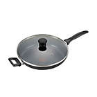Alternate image 0 for T-fal&reg; Pure Cook Nonstick 13-Inch Aluminum Covered Fry Pan with Helper Handle in Black