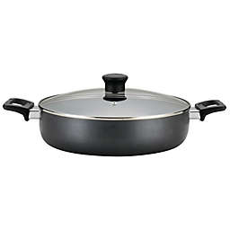 T-fal® Pure Cook Nonstick 5 qt. Aluminum Covered Saute Pan in Black