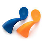Alternate image 1 for Kizingo&reg; 2-Pack Toddler Spoons in Blue/Orange