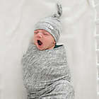 Alternate image 1 for Copper Pearl&trade; Asher Knit Swaddle Blanket in Grey
