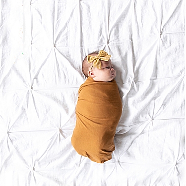 Copper Pearl&trade; Camel Knit Swaddle Blanket. View a larger version of this product image.