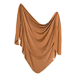 Copper Pearl™ Camel Knit Swaddle Blanket