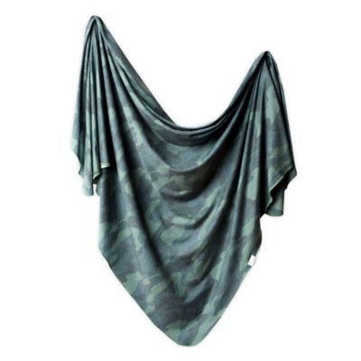 Copper Pearl&trade; Hunter Knit Swaddle Blanket in Green