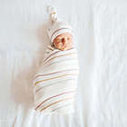 Alternate image 2 for Copper Pearl&trade; Piper Knit Swaddle Blanket in White