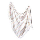 Alternate image 0 for Copper Pearl&trade; Piper Knit Swaddle Blanket in White