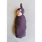 Alternate image 4 for Copper Pearl&trade; Knit Swaddle Blanket in Plum