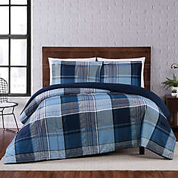 Truly Soft® Trey Plaid 3-Piece Comforter Set