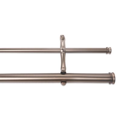 Cambria&reg; Premier Complete 88-Inch - 144-Inch Double Drapery Rod in Warm Gold