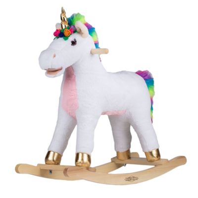 rockin rider moonlight plush spring unicorn