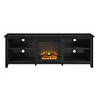 Alternate image 6 for Forest Gate&trade; Hunter 70-Inch Electric Fireplace TV Stand in Black