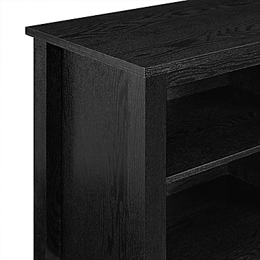 Forest Gate&trade; Hunter 70-Inch Electric Fireplace TV Stand in Black. View a larger version of this product image.
