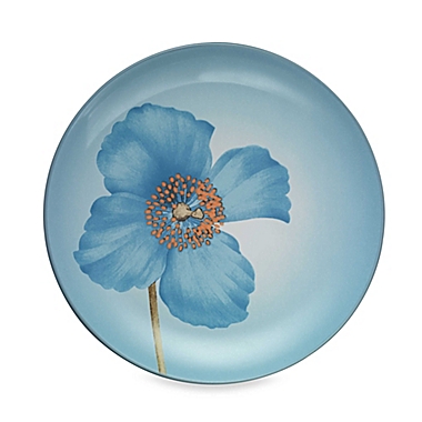 Noritake&reg; Colorwave Floral Accent Plate in Ice. View a larger version of this product image.