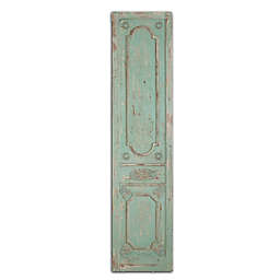 Distressed Wooden Door Style 18-Inch x 78-Inch Wall Panel in Green