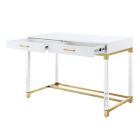 Alternate image 6 for Inspired Home Kalel 2-Drawer Writing Desk