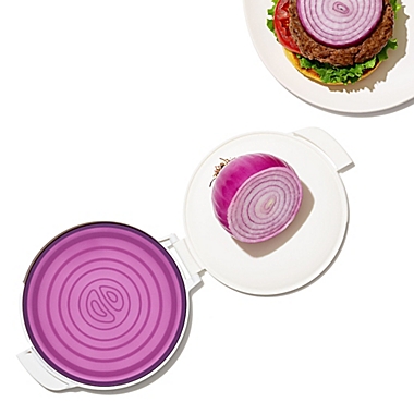 OXO Good Grips&reg; Cut &amp; Keep Onions and Produce Saver in Purple. View a larger version of this product image.