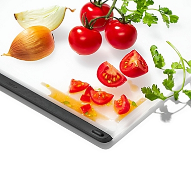 OXO Good Grips&reg; 14.5-Inch x 21-Inch Polypropylene Carving &amp; Cutting Board. View a larger version of this product image.