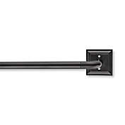 Cambria&reg; Blockout Adjustable Square Plate Single Curtain Rod
