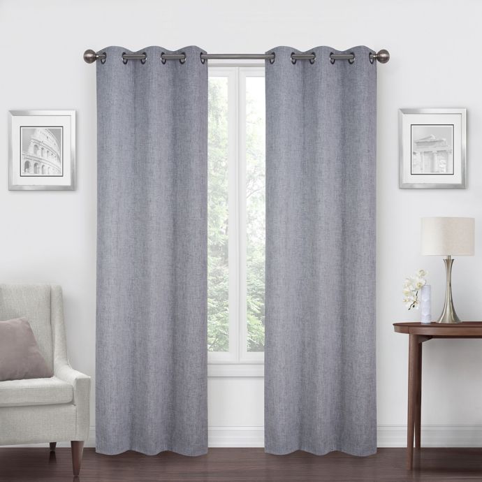 Black Out Window Curtains - Elrene Bethany Sheer Overlay Blackout Window Curtain 23034gry The Home Depot Living Room Decor Curtains Home Curtains Curtains Living : Eclipse microfiber energy saving blackout grommet top single curtain panel.