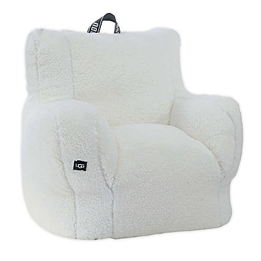 UGG&reg; Classic Sherpa Lounge Chair in Snow. View a larger version of this product image.